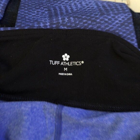 Tuff Athletics sz M Blue Patterned Leggings - Picture 6 of 10